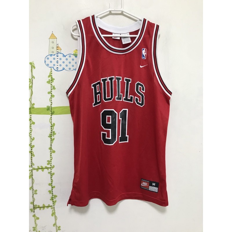 NIKE 公牛隊RODMAN 籃球背心M