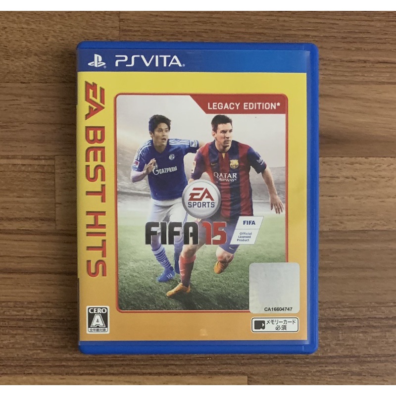 PSV PS Vita 國際足盟大賽15 FIFA 15 Best版 純日版 日規 原廠卡帶 正版遊戲片 SONY