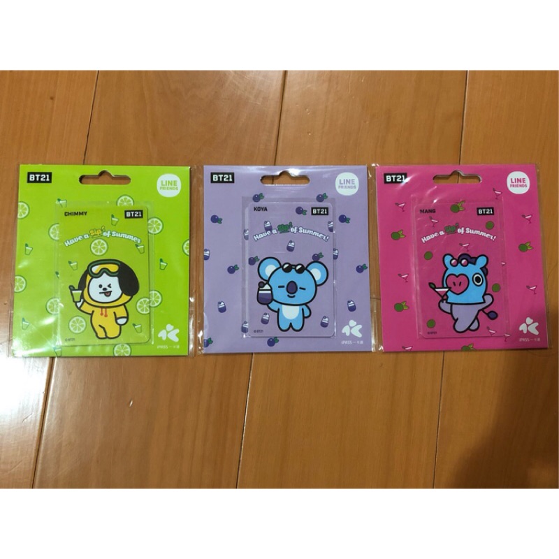 BT21 一卡通 Mang Koya Chimmy BTS