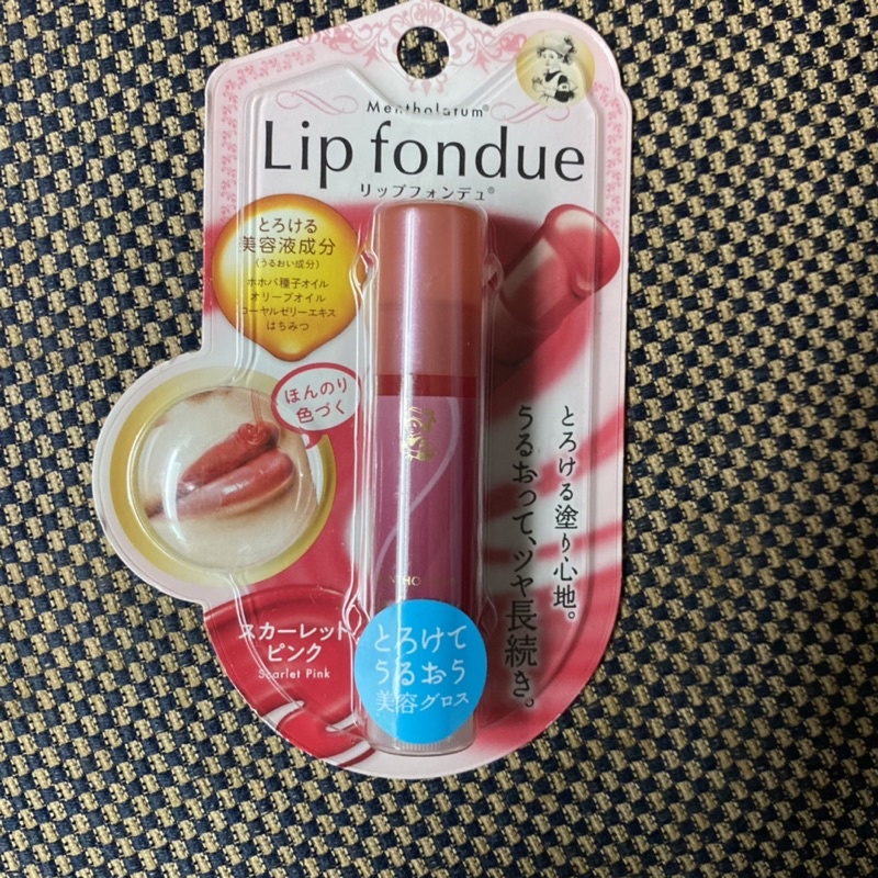 曼秀雷敦 Lip fondue 保濕潤唇膏 4.2g 玫瑰紅