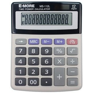 E-MORE 12位數計算機 MS-112L (EM-02) 國家考試用