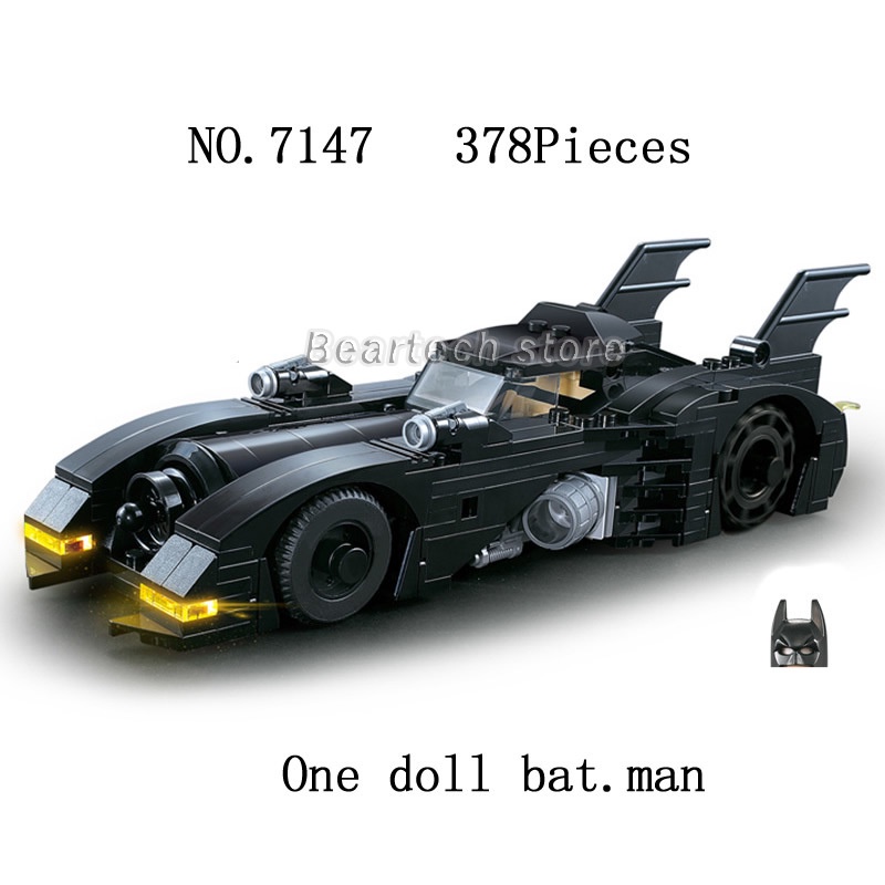 蝙蝠俠與樂高 40433 DC 超級英雄電影 1989 Batmobile 限量版積木積木玩具兼容