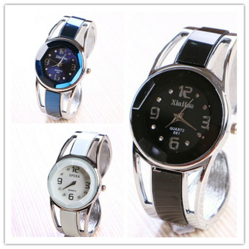 琳好：男女時尚手錶 手環 手鐲錶 石英錶 彈性開口手錶 時裝錶商務錶