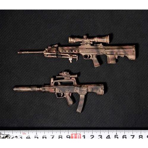 【玩模坊H-140】1/6 88式狙擊步槍 05式微聲衝鋒槍 叢林迷彩 TYM048模型