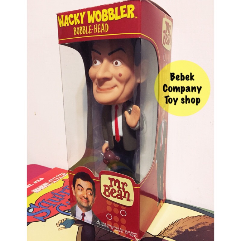 絕版 2007年 Funko wacky wobbler mr. Bean 豆豆先生 搖頭公仔 古董玩具