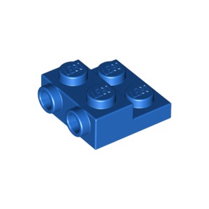 [樂磚庫] LEGO 99206 平板 特殊型 藍色 2x2x2/3 6116797