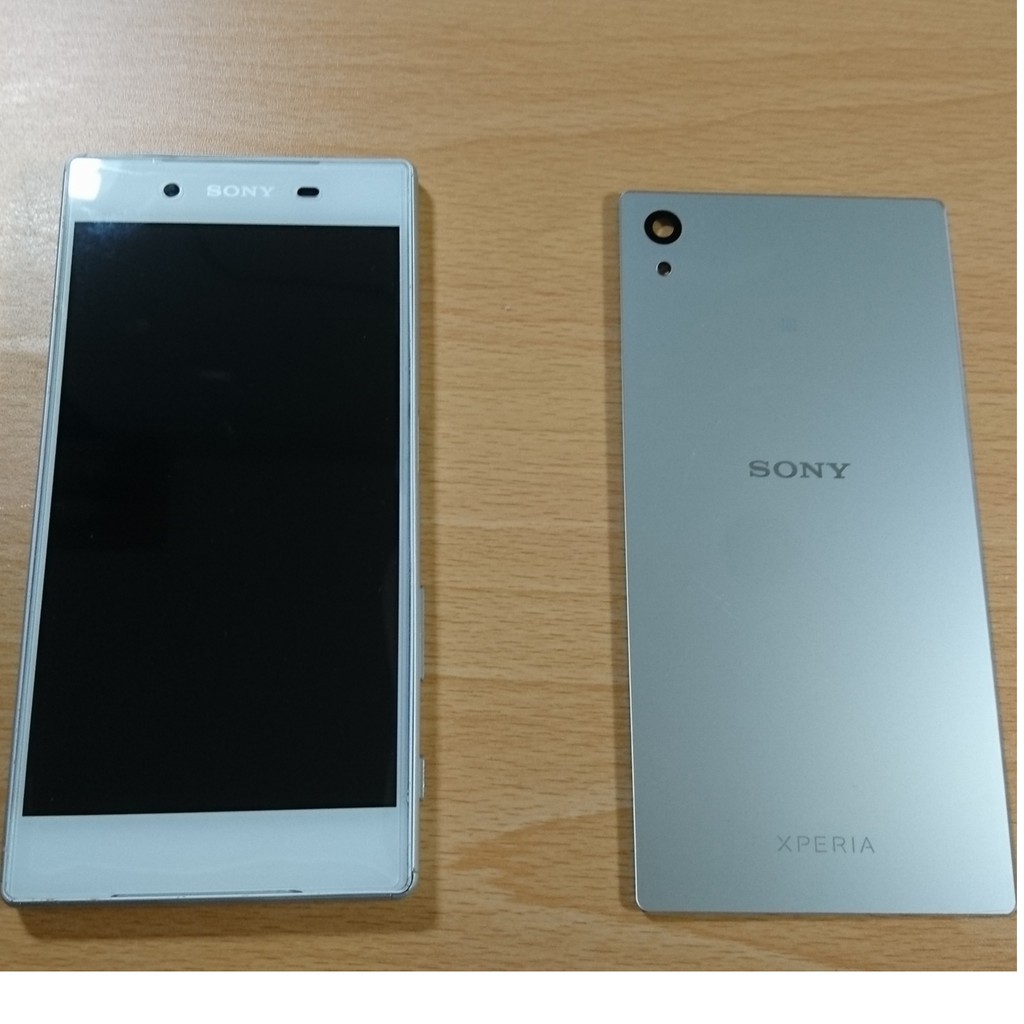 Sony Z5 銀白色  原廠拆機液晶螢幕總成  含邊框及背蓋  顯示觸控功能均正常  北市可自取