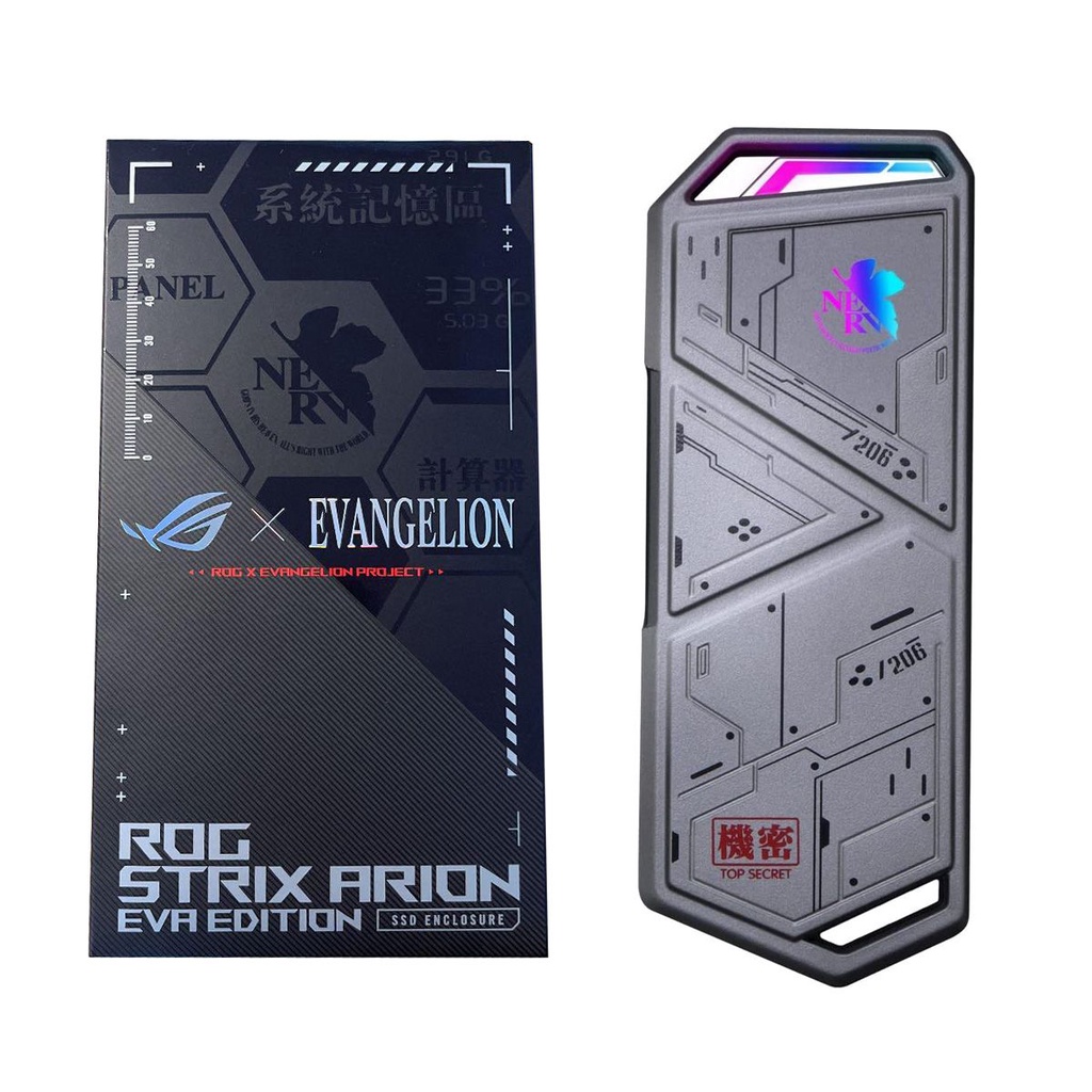 華碩 ASUS ROG Strix Arion EVA 福音戰士限定版 M.2 NVMe SSD 外接盒(平行進口)
