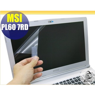【Ezstick】MSI PL60 7RD 靜電式 螢幕貼 (可選鏡面或霧面)