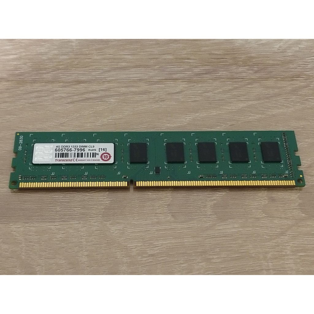 Transcend 創見 DDR3 1333 1600 4G 記憶體 RAM 4GB