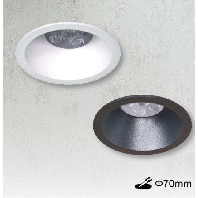 舞光 LED MR16防眩崁燈燈具 崁入孔 7cm 9cm 時尚白/ 貴族黑(不含杯燈) 防眩壓鑄鋁燈罩