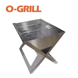 【O-GRILL品牌直營】Notebook SS 可攜式煤炭烤肉爐／焚火臺