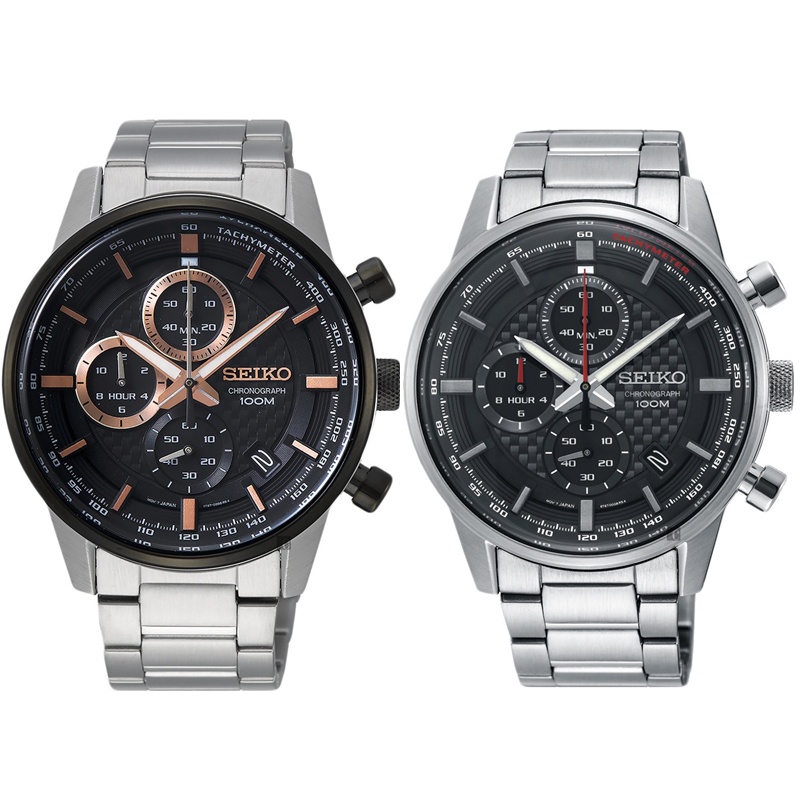 SEIKO 精工CS系列型男簡約三眼鋼錶 42MM【Watch On-line Store】