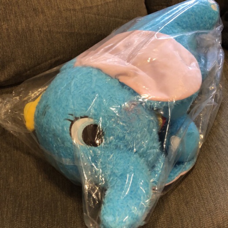迪士尼 小飛象 日版娃娃 藍色 趴姿 SEGA限定 日本景品 日本國內販售許可 生日禮物 交換禮物 情人節