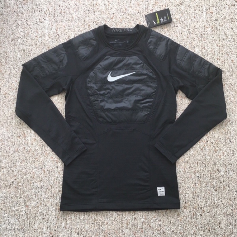 Nike Pro Hyperwarm Aeroloft 黑色男子羽絨訓練健身衣XXL XL L | 蝦皮購物