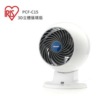 【J.X.P】IRIS PCF-C15 渦流循環扇 電風扇 電扇 靜音 節能 原廠公司貨