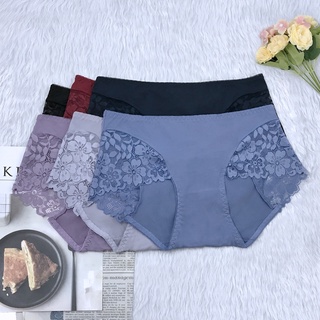 《魔點子Mordenco》牛奶絲絨蕾絲內褲 腰圍28~34吋 透氣蕾絲 舒適親膚 性感剪裁 貨號5072