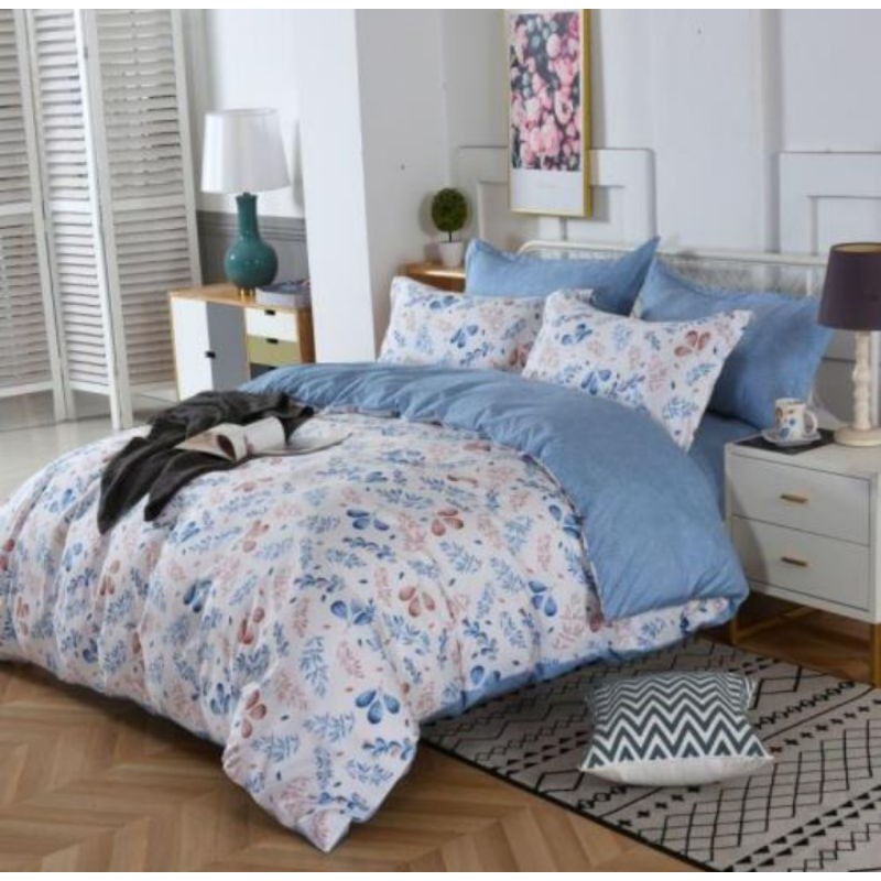 LooCa法國四件式寢具組被套x1、床包x1、枕套x2買一組送一組
