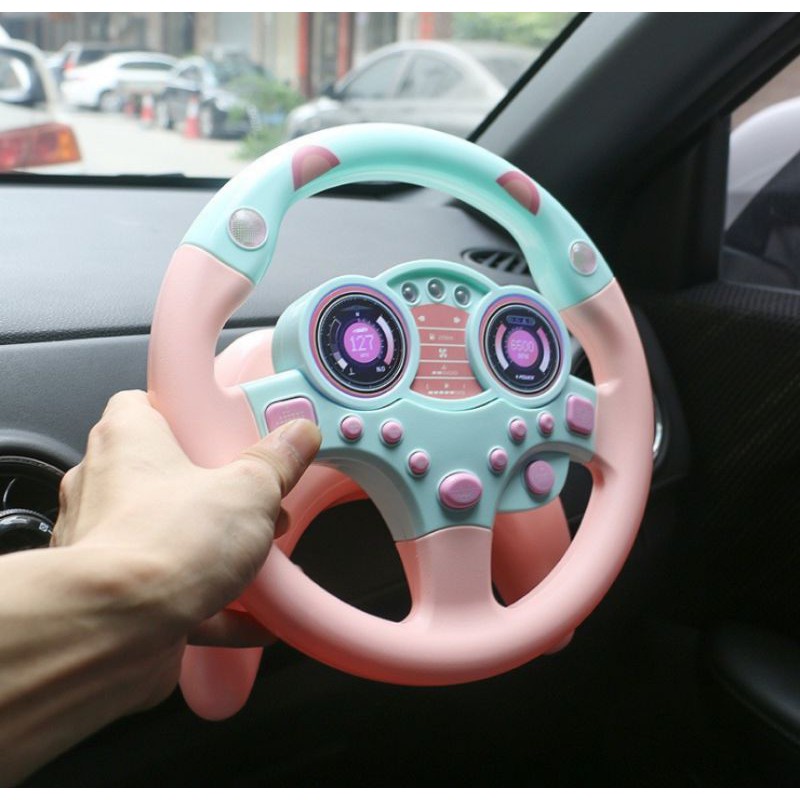 兒童玩具 仿真方向盤 模擬駕駛方向盤 聲光方向盤