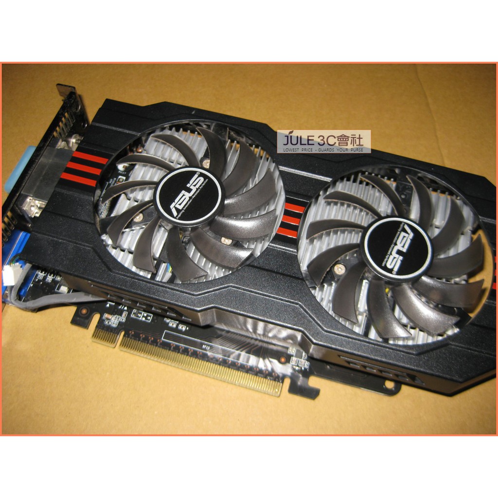 JULE 3C會社-華碩ASUS GTX750TI-OC-2GD5 GTX750 Ti/DDR5/雙風扇/良品 顯示卡