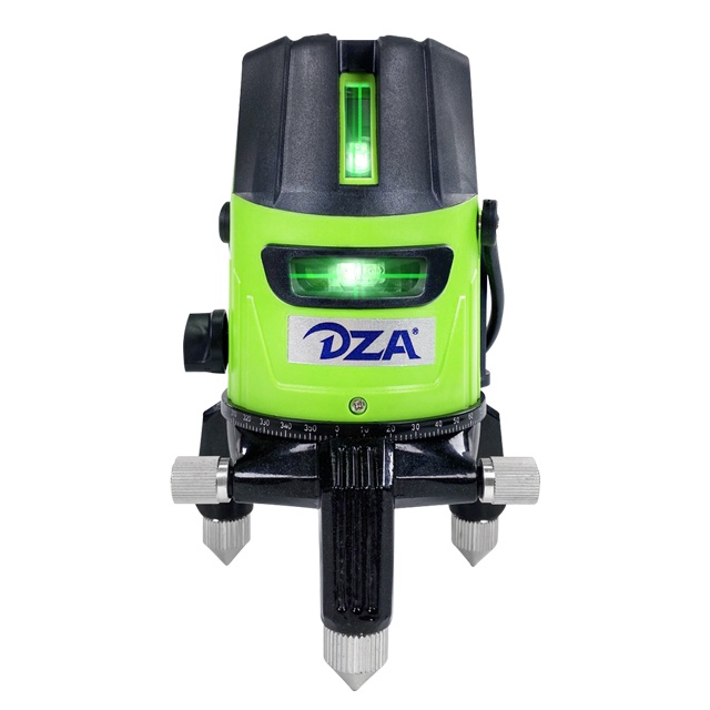 DZA 5線戶外超強雷射水平儀 320倍綠光雷射 觸控遙控 可打斜線 自動校正貼磚壁紙儀墨線儀