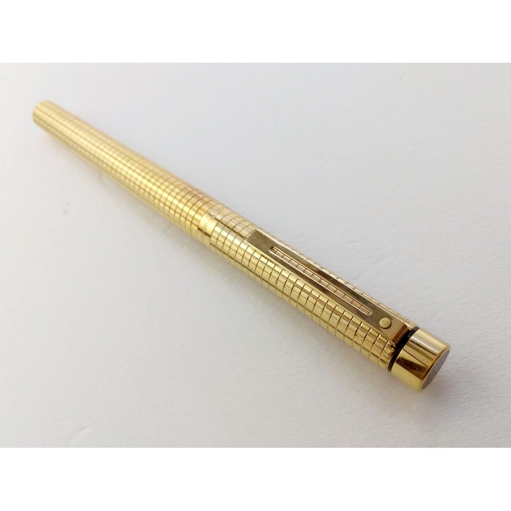 SHEAFFER 西華 TARGA 1007 14K  稀有金方格 美製 鋼筆