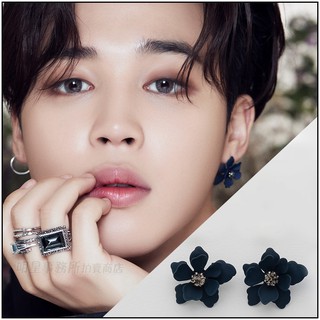 ❌免運❌ 樸智旻同款 正韓耳環 asmama 防彈少年團 bts jimin 智旻 同款精緻花蕾韓國耳環 韓系耳環