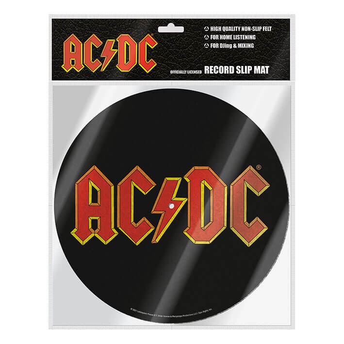 AC/DC  LOGO 進口黑膠唱盤保護墊