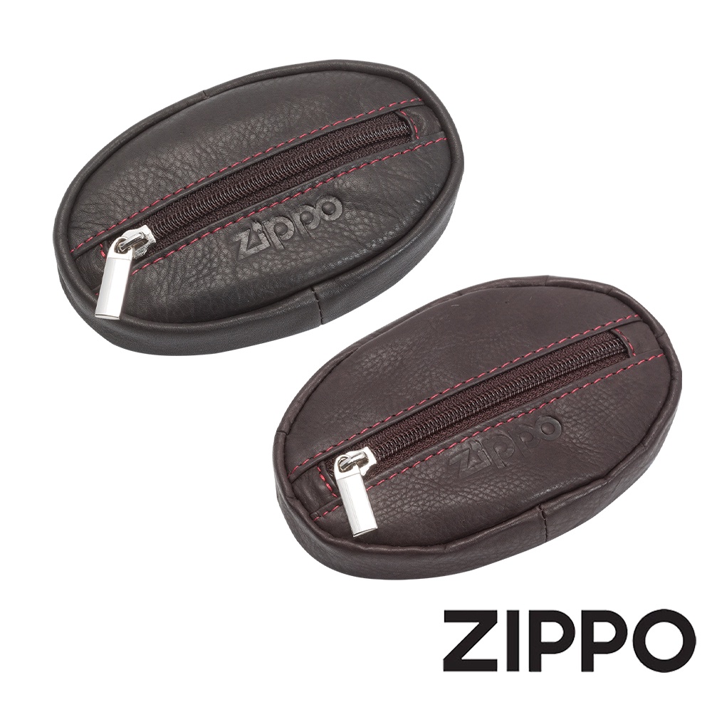 ZIPPO 牛皮零錢包(咖啡色/棕色) 皮件皮夾 錢包 男士錢包 男生零錢包 牛皮零錢包 2005414 2005413