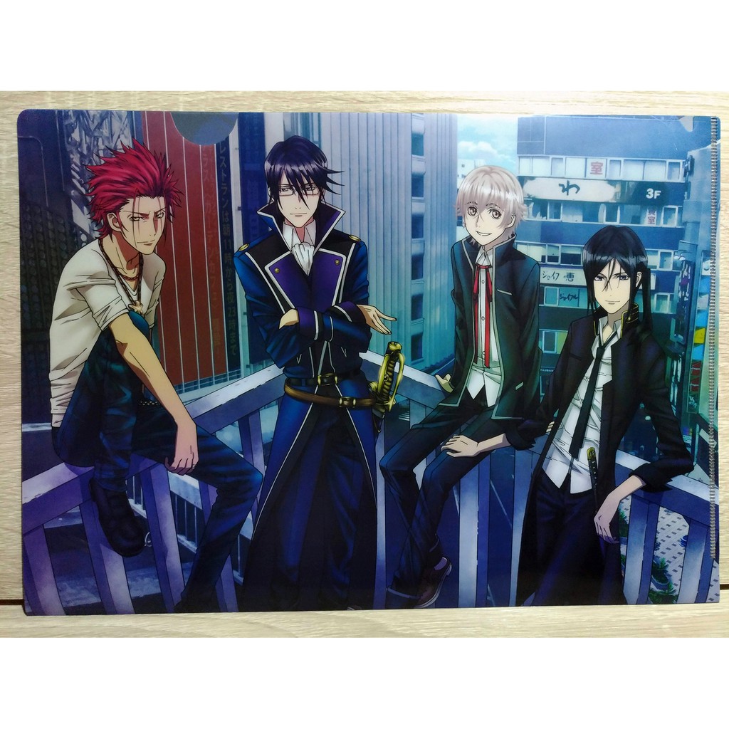 K 官方周邊a4資料夾 劇場版missing Kings 伊佐那社 夜刀神狗朗 宗像禮司 周防尊 雙王 白黑白 禮尊禮 蝦皮購物