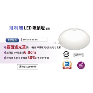 政揚 附發票PHILIPS 飛利浦若欣 CL200 LED吸頂燈 10W 17W 浴室燈 陽台燈 樓梯燈 取代恒祥