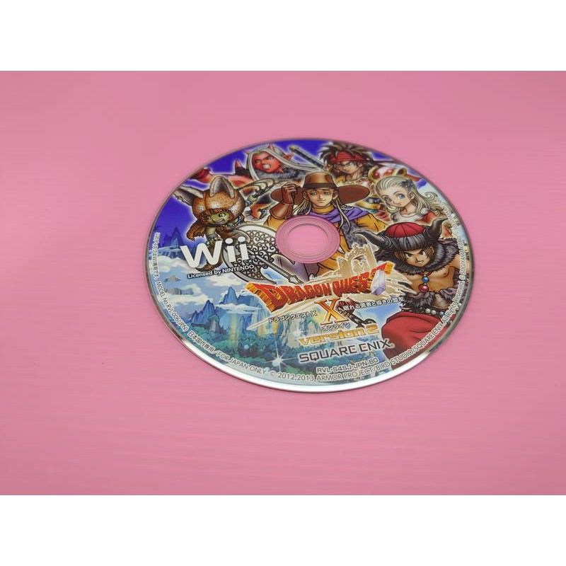 ト 出清價! 網路最便宜 無盒裝 有刮功能完好 任天堂 Wii 2手原廠遊戲片 勇者鬥惡龍10 沉睡的勇者與指引的盟友