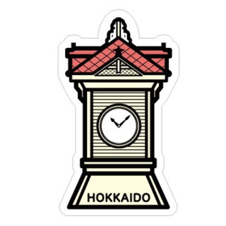 《Hana 小舖》日本郵便局 當地限定造型郵筒片 明信片 異型片 北海道限定 時計台