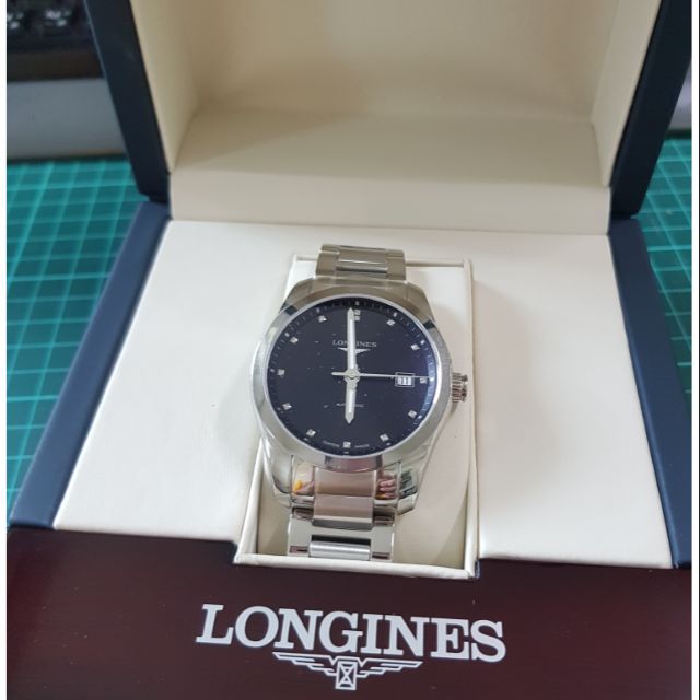 浪琴錶 LONGINES 真鑽機械錶 Conquest Classic 黑 39mm 全台最便宜 L27854586