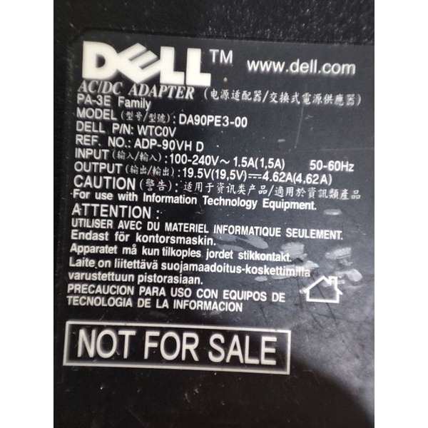 台中現貨 Dell 戴爾原裝電源供應器 DA90PE3-00 19.5V 4.62A