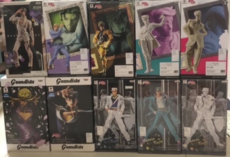 《$uper Toys》全新 日版 JOJO奇妙的冒險 jojo JOJO畫廊 西薩 仗助 岸邊露伴 迪奧 承太郎