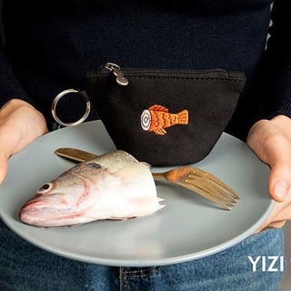 絕版出清YIZI傷得很重系列帆布印花創意零錢袋硬幣包鑰匙扣 包包吊飾