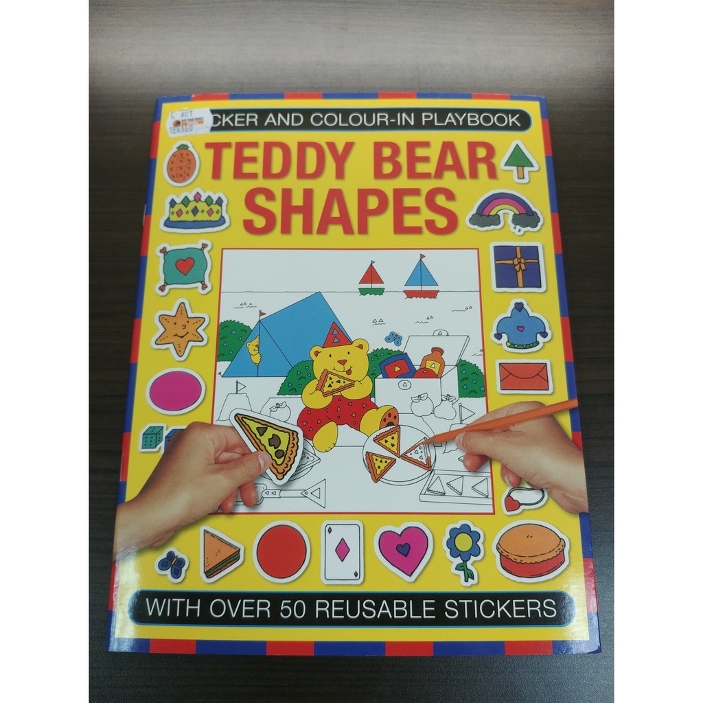 大野狼書展 TEDDDY BEAR 塗色貼紙書