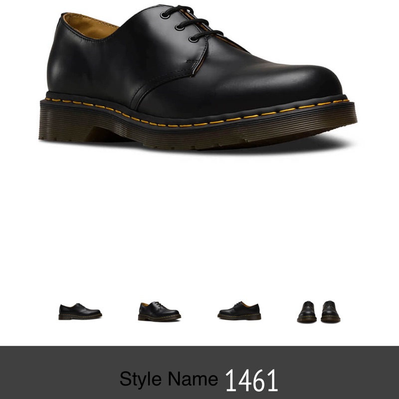 Dr. Martens 1461 黑三孔us10