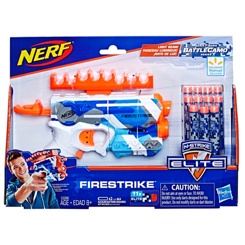 【NERF熊】 Nerf Elite BattleCamo Firestrike 橙機 美國Walmart 限定