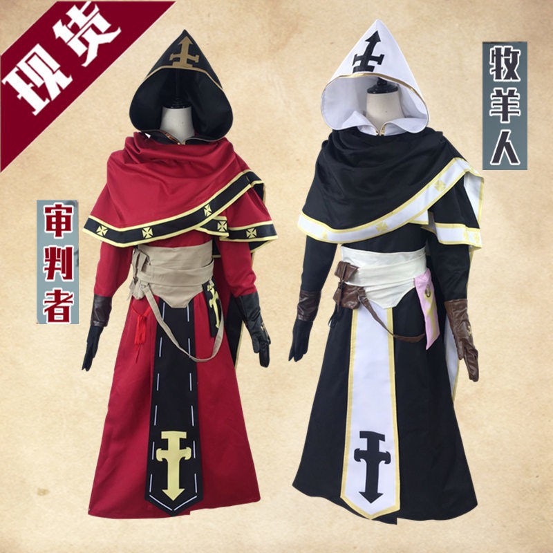 第五人格占卜師先知cos服審判者牧羊人cosplay服裝男女動漫套裝 蝦皮購物