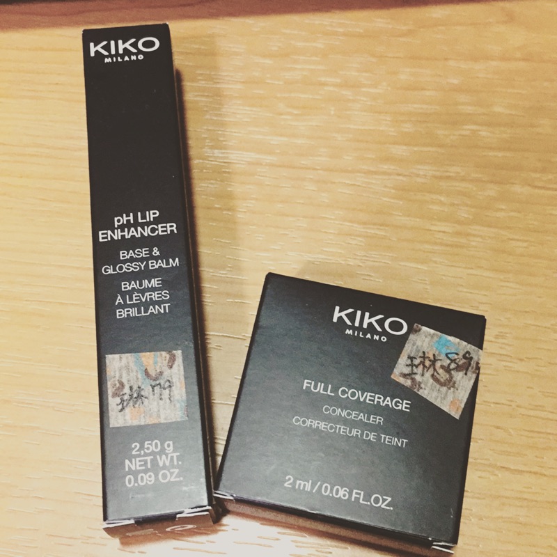 香港購入kiko唇膏遮瑕組