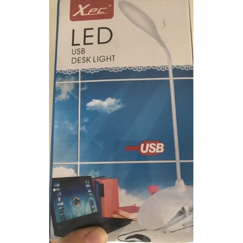 XPC LED USB Desk Light 桌燈 LED觸控夾燈 照明燈 隨身燈 可彎曲 閱讀燈 露營燈