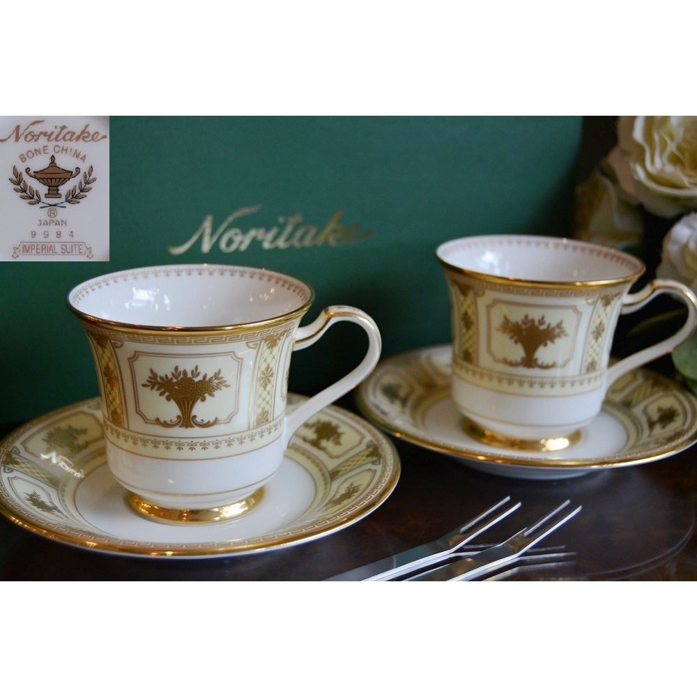 絕版品 imperial suite 則武 Noritake 皇室御用 骨瓷 紅茶杯 茶杯 咖啡杯 盤 下午茶 1杯1盤