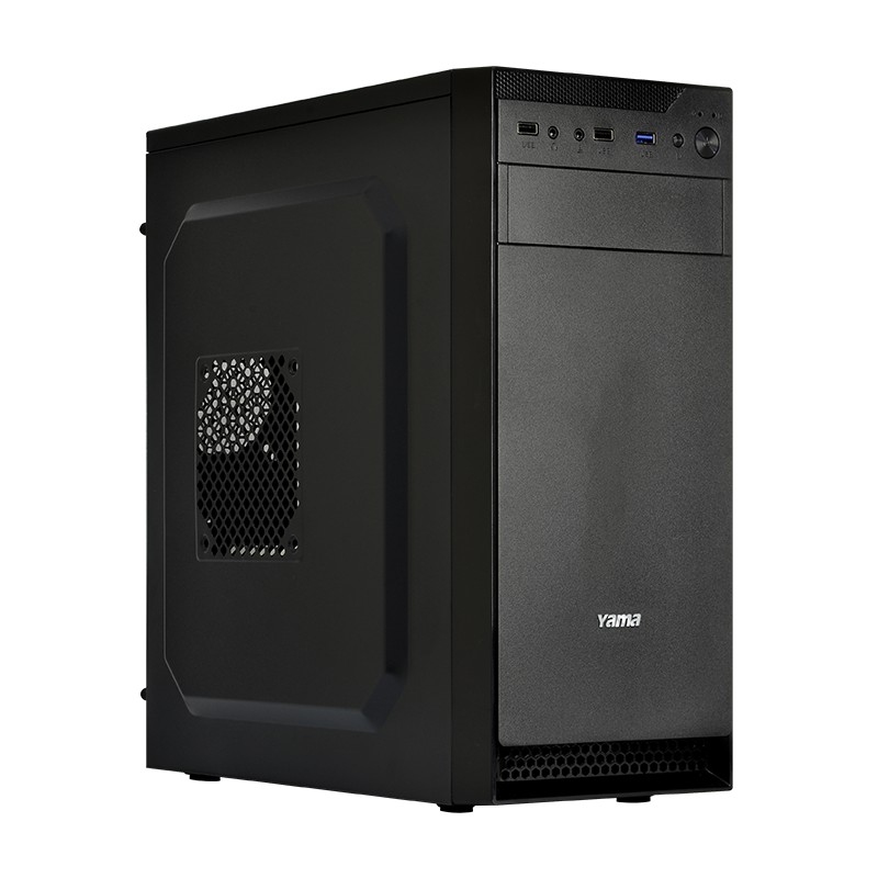 YAMA 德隆 A10 電腦機殼 ATX ODD光碟機位/側板風扇支援/素面素色低調/便宜 高CP值 推薦