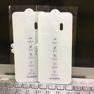 適用於三星 galaxy S9 的 AG 防指紋磨砂 ppf 貼紙(全背)
