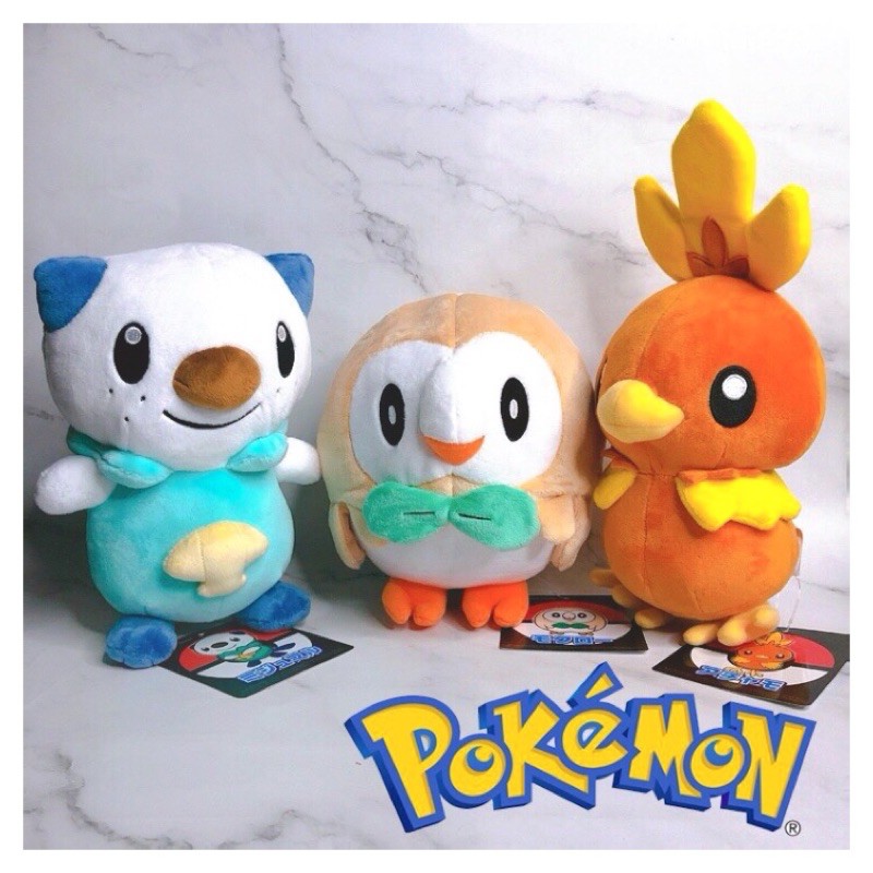 創樂門🇯🇵寶可夢 娃娃 木木梟 水水獺 火稚雞 神奇寶貝 精靈寶可夢 寶可夢中心 POKÉMON 日本 玩偶 御三家