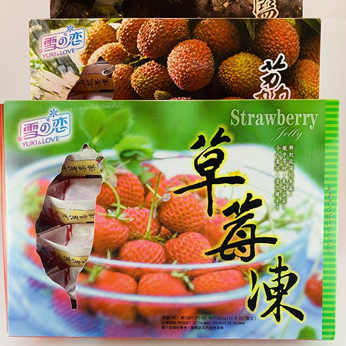 嘗甜頭 附發票 草莓凍 藍莓凍 水蜜桃凍 500公克 雪之戀 三叔公 Yuki love 伴手禮 台灣名產 素食