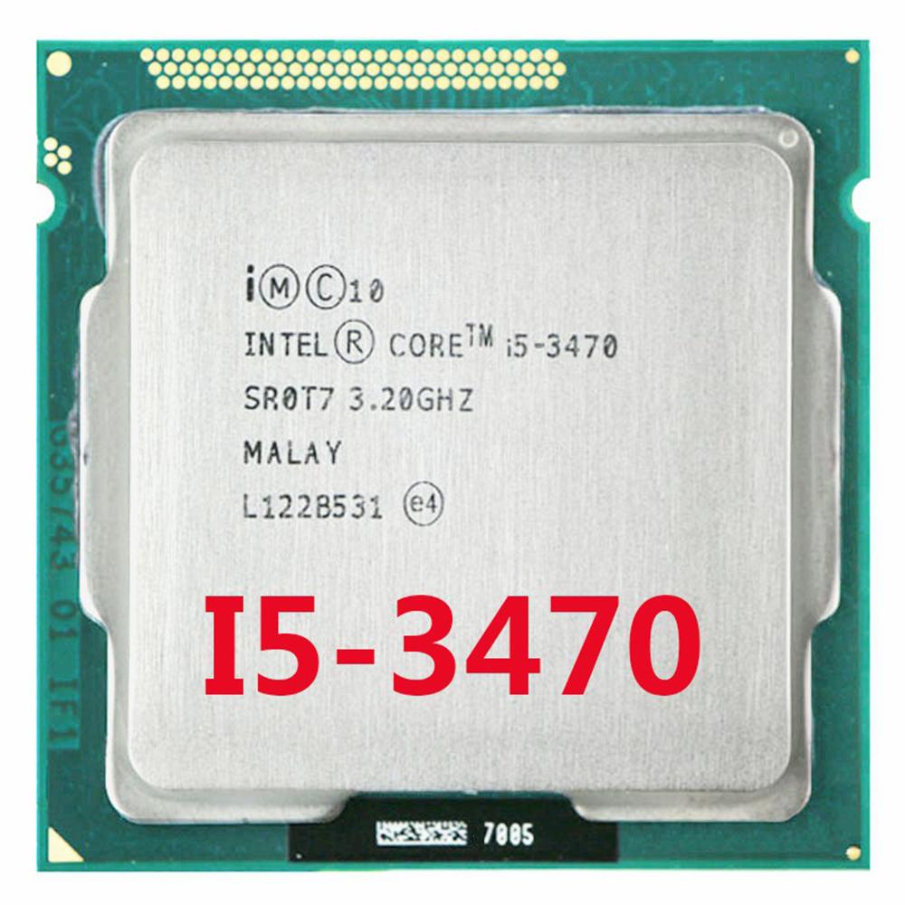 二手 Intel Core i5 3470 CPU(3.60GHz,6M,4 核 4 線程),無風扇