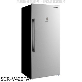 SANLUX台灣三洋410公升無霜變頻冷凍櫃SCR-V420FA(含標準安裝)大型配送 大型配送